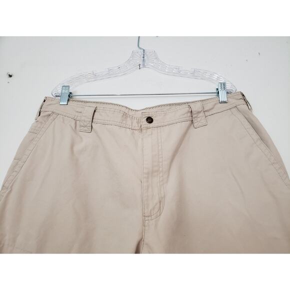 (O5) Y2K Columbia Mens Pants Size 38 Omni Shield Hiking Cargo Fishing Corpcore - Picture 2 of 8